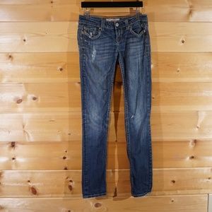 MEK Denim Oaxaca Skinny Distressed Jeans 27